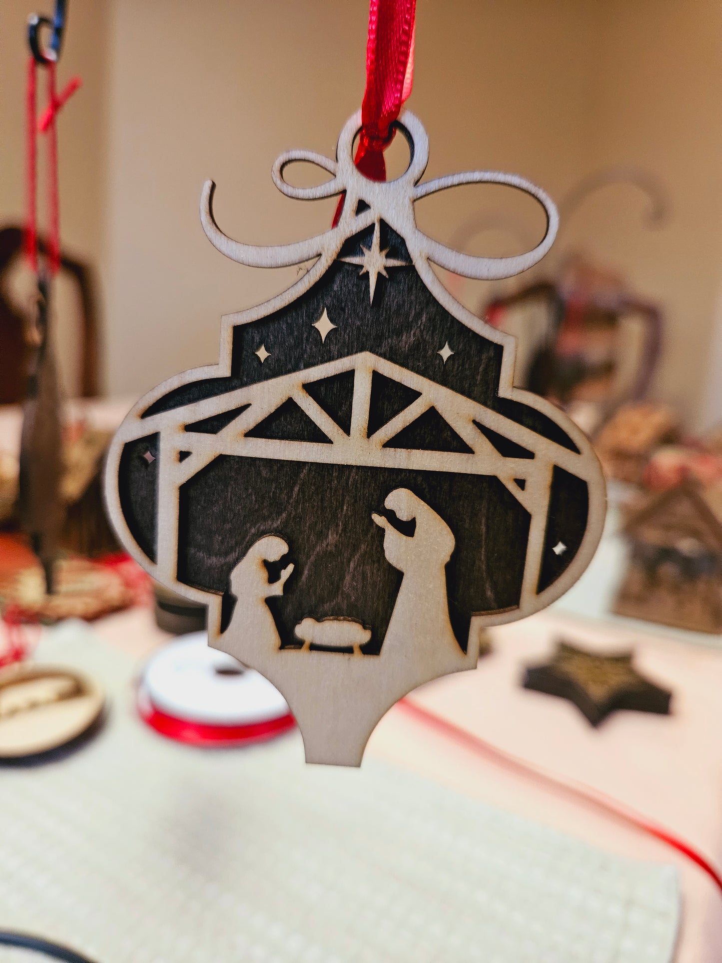 Nativity set of Christmas Ornaments