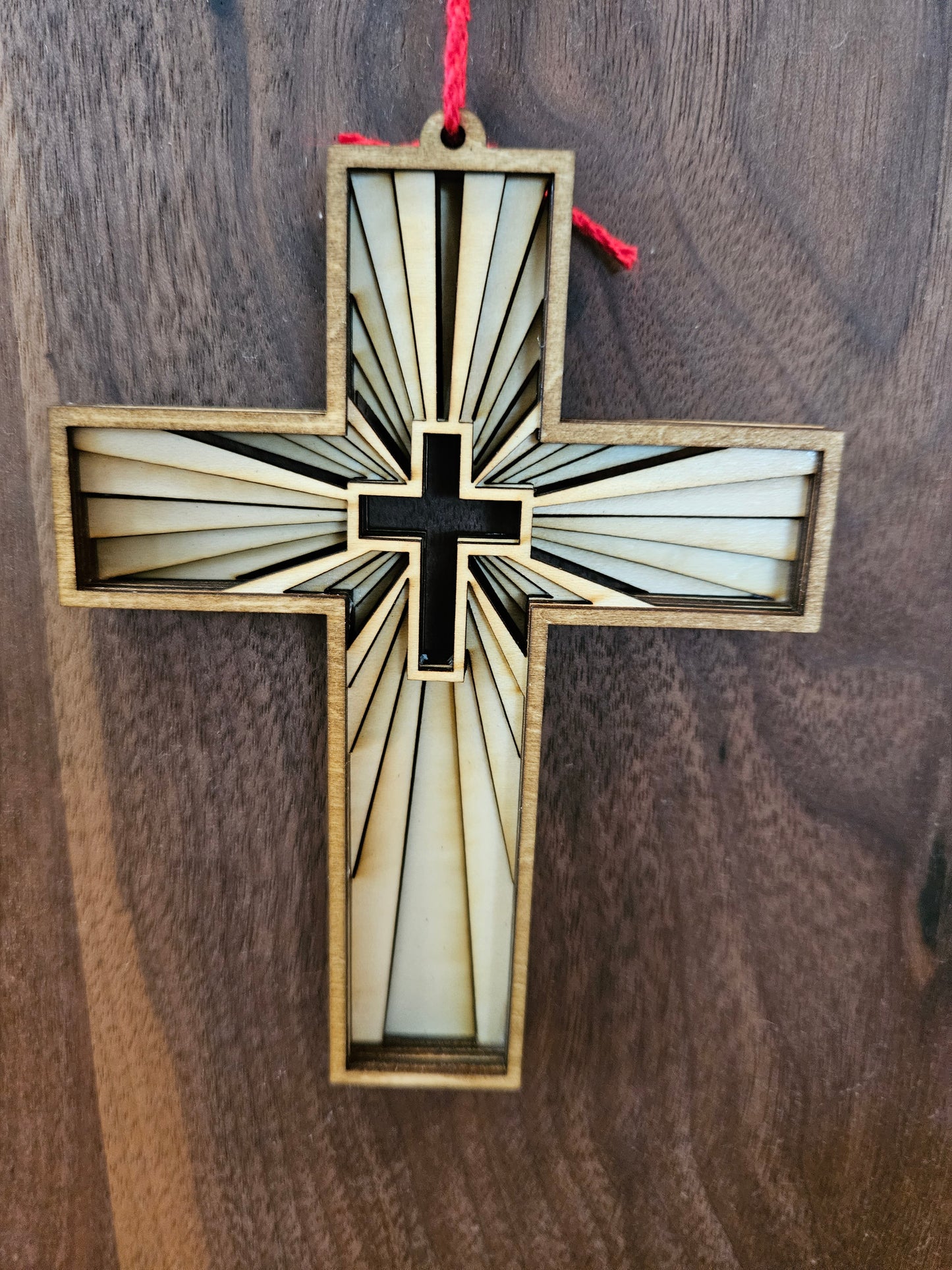 Cross Christmas Ornament