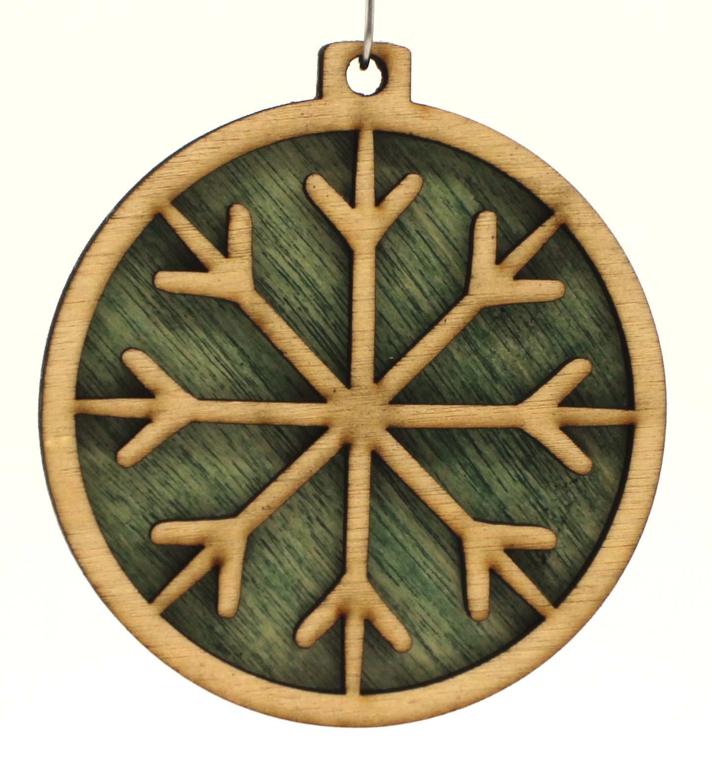 Old fashioned Snowflake Christmas Ornament version 1