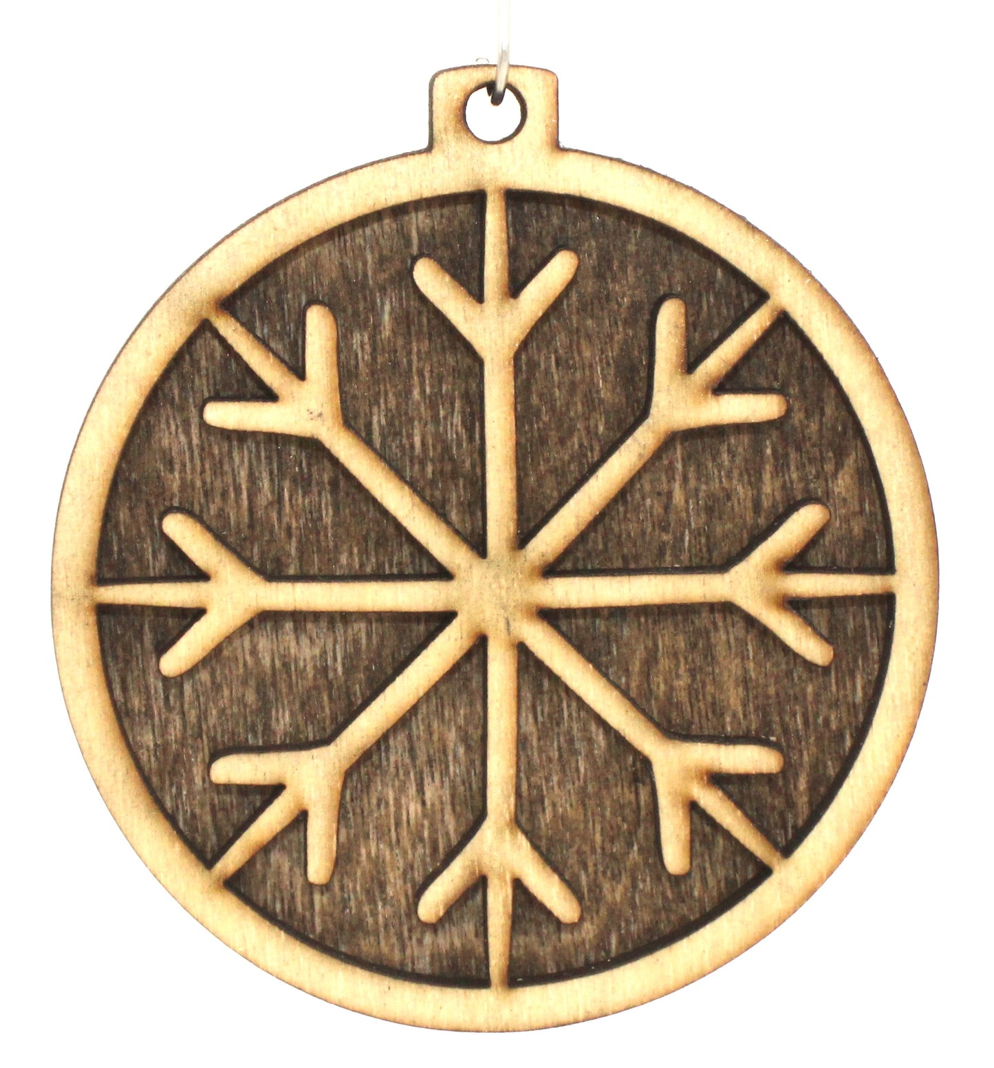 Old fashioned Snowflake Christmas Ornament version 1
