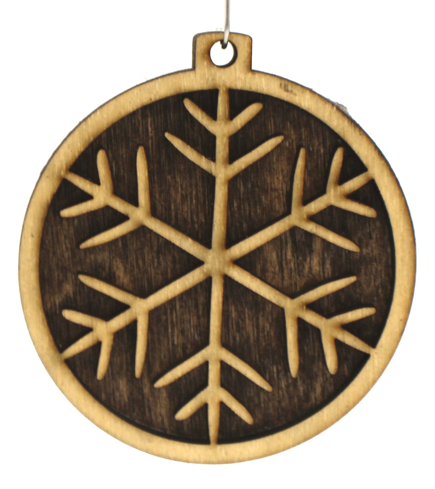 Old fashioned Snowflake Christmas Ornament version 2