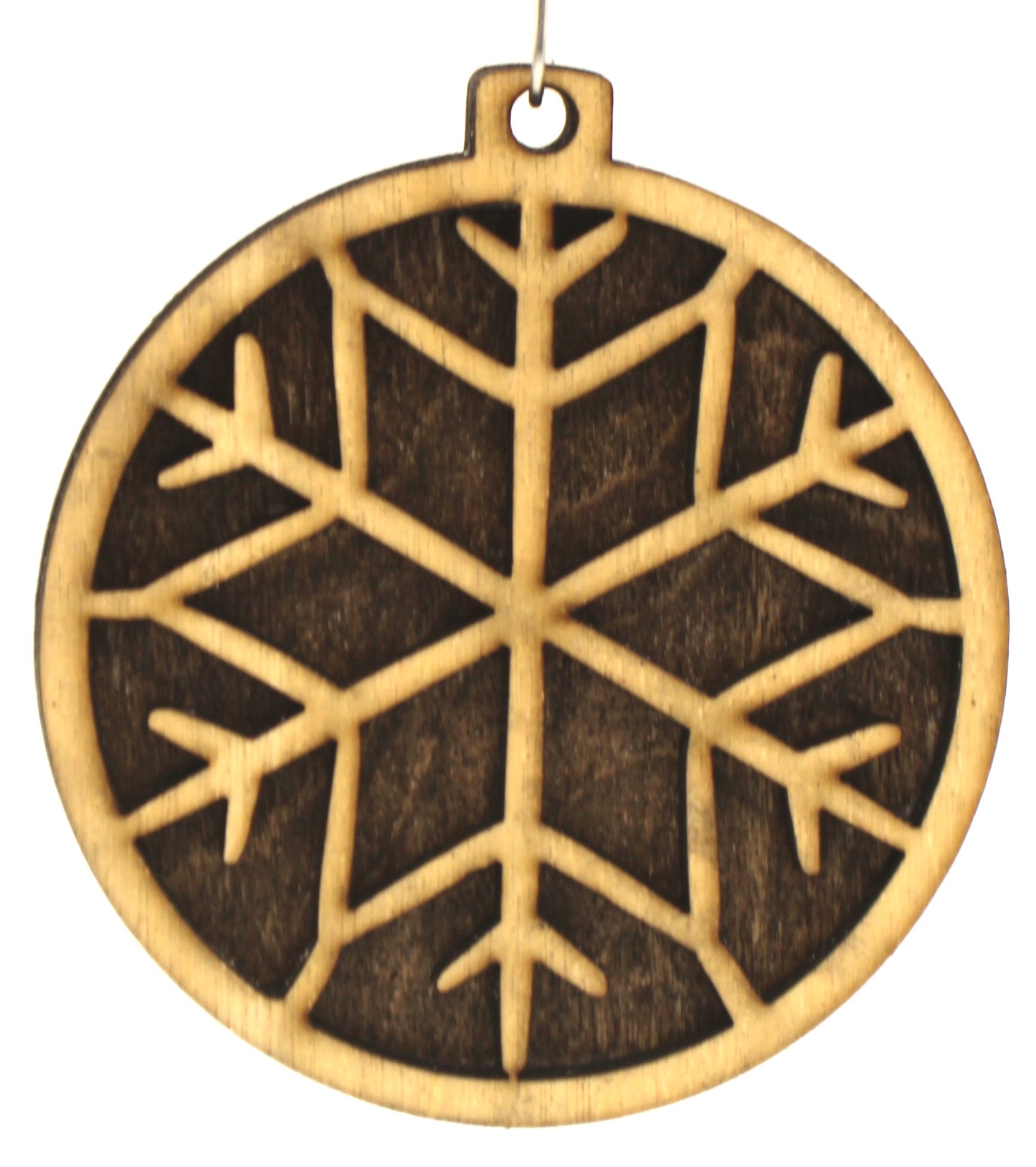 Old fashioned Snowflake Christmas Ornament version 3