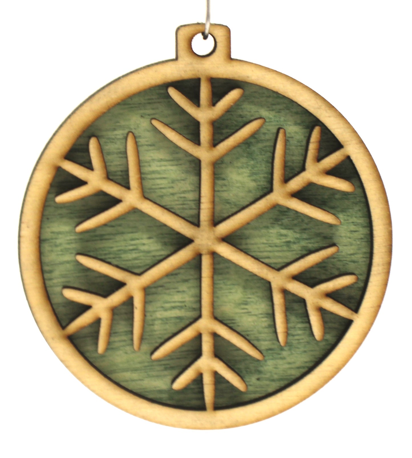 Old fashioned Snowflake Christmas Ornament version 2
