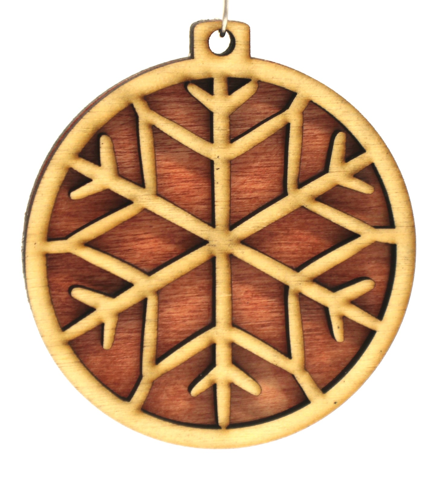 Old fashioned Snowflake Christmas Ornament version 3
