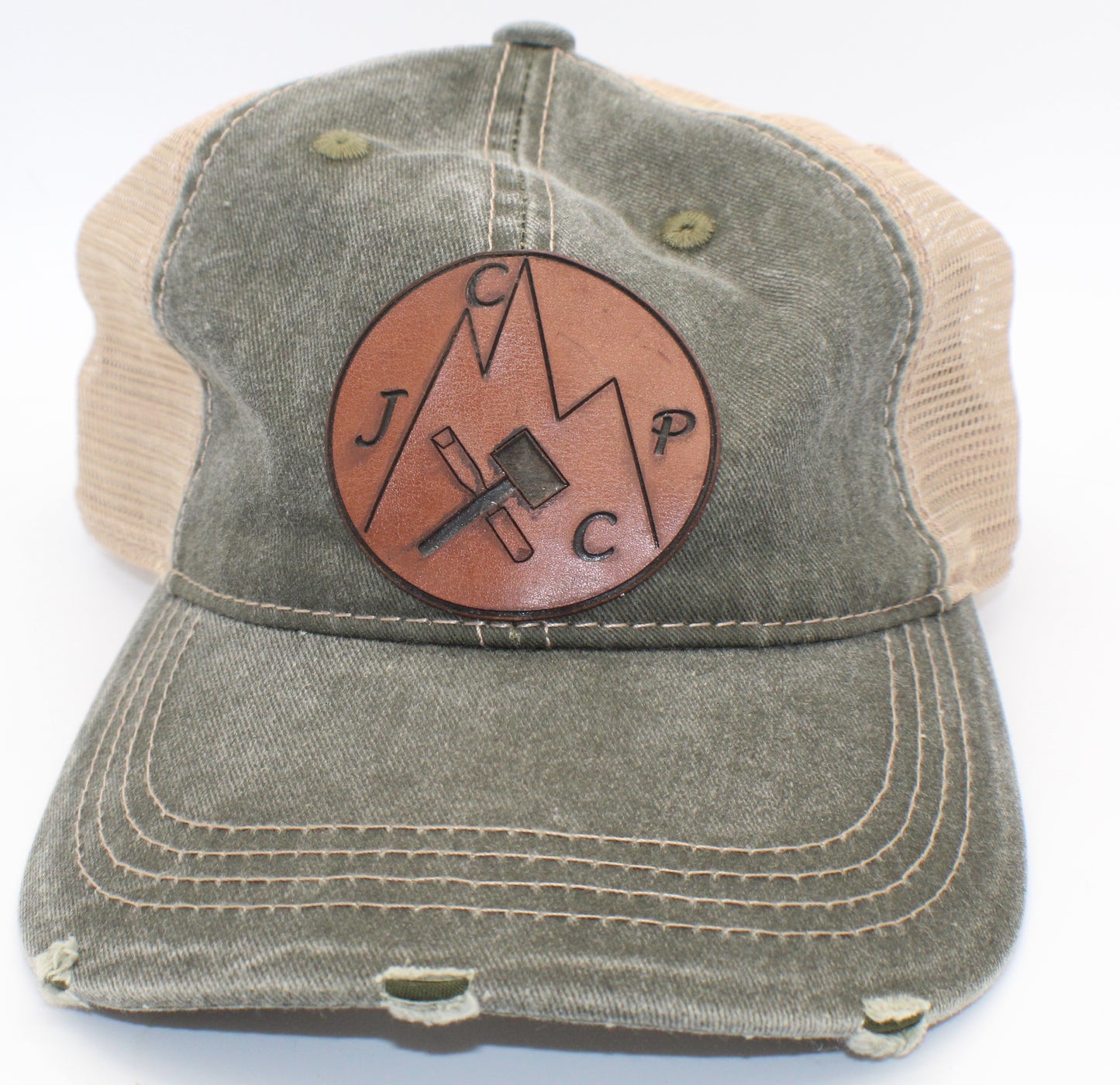 Custom Leather Patch Hats