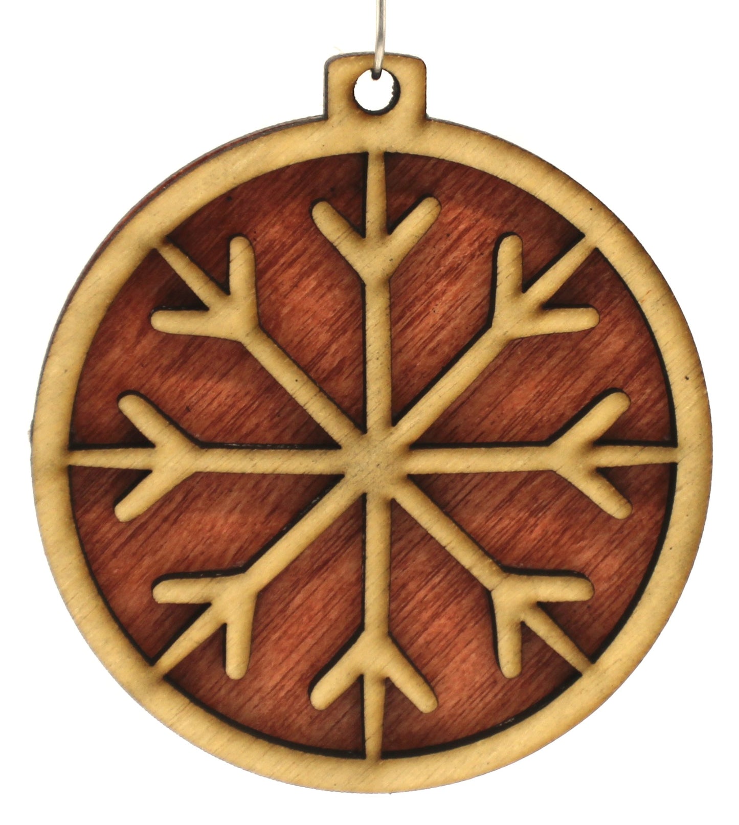 Old fashioned Snowflake Christmas Ornament version 1