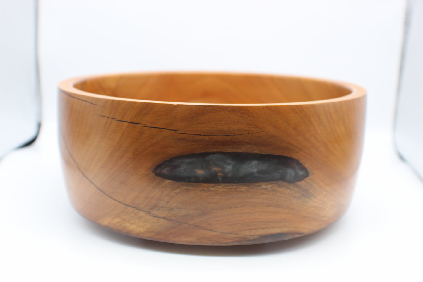 Cherry Bowl with resin inlay